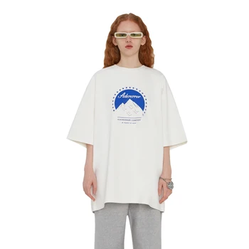 

Ader error Spoof Company Giant Logo Iceberg Pattern kanye west Men Women Top Streetwear harajuku tee tshirt Hip hop T-shirt