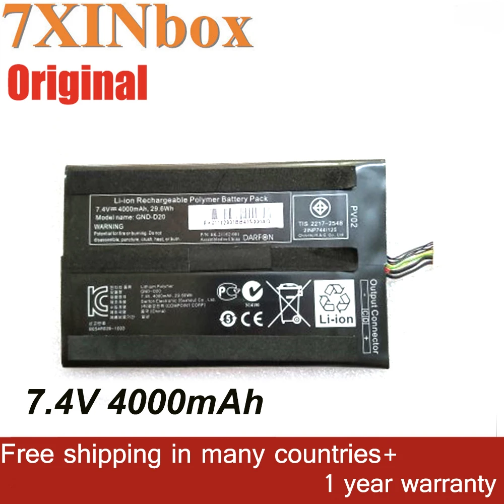 Оригинальный аккумулятор для ноутбука 7 дюймов XINbox 4 в 4000 Вт-ч мАч планшетного ПК