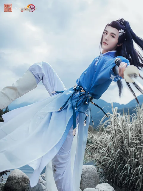 [Jianwang 3 Genuine Authorization X Rumeng Nishang] Derivative Hanfu Tang Round Neck Robe Spring