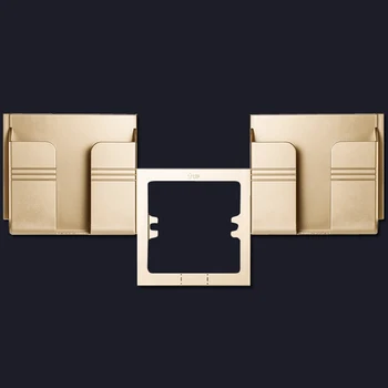 

JIUBEI White,Black,Golden,Wall Socket Phone Holder Smartphone Accessories Stand Support For Mobile Phone Two Phone Holder