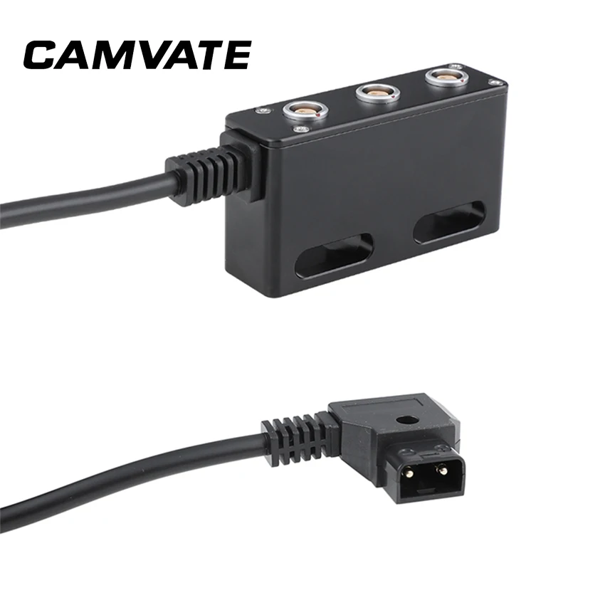CAMVATE Male D Tap To LEMO 2 Pin Female Connector для Teradek Paralinx Cinegears Ghost Eye Came TV Serv Pro Bolt Arrow X|Аксессуары