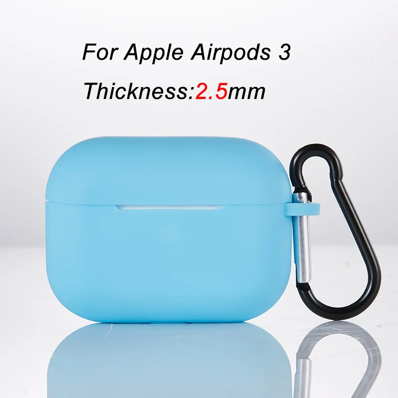 Мягкий силиконовый защитный чехол для наушников для Apple Airpods 1 2 3 Pro Bluetooth беспроводной чехол для наушников s Аксессуары для гарнитуры