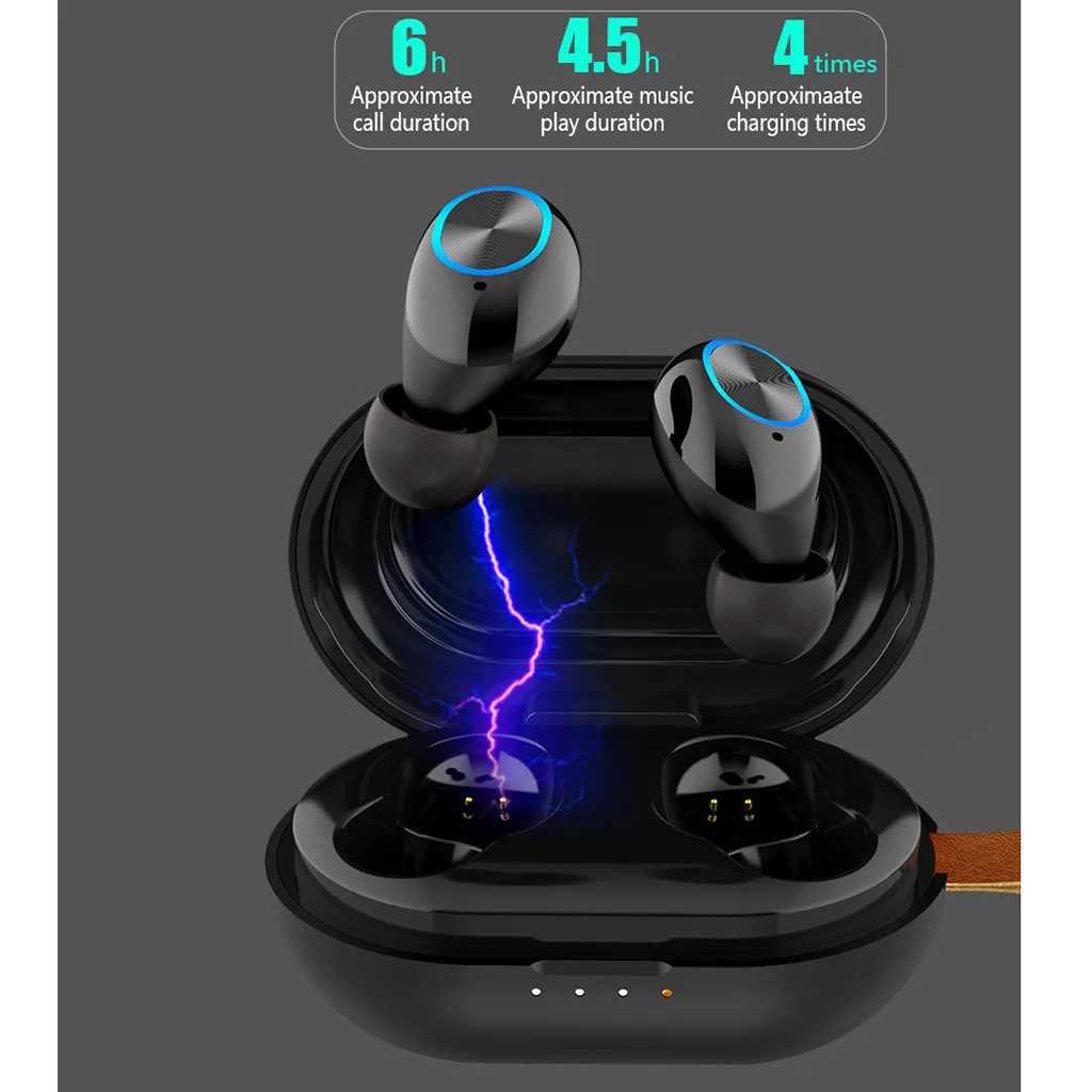 A6S Bluetooth наушники TWS Min, беспроводные наушники, спортивные стерео басовые гарнитуры, bluetooth 5,0, наушники с микрофоном, свободные наушники