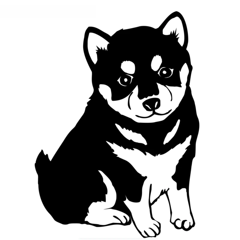 

SZWL Dog Shiba on Board Funny Car Sticker Creative Vinyl Decals Motorcycles Automobile Accessories Waterproof Decal,20cm*14cm