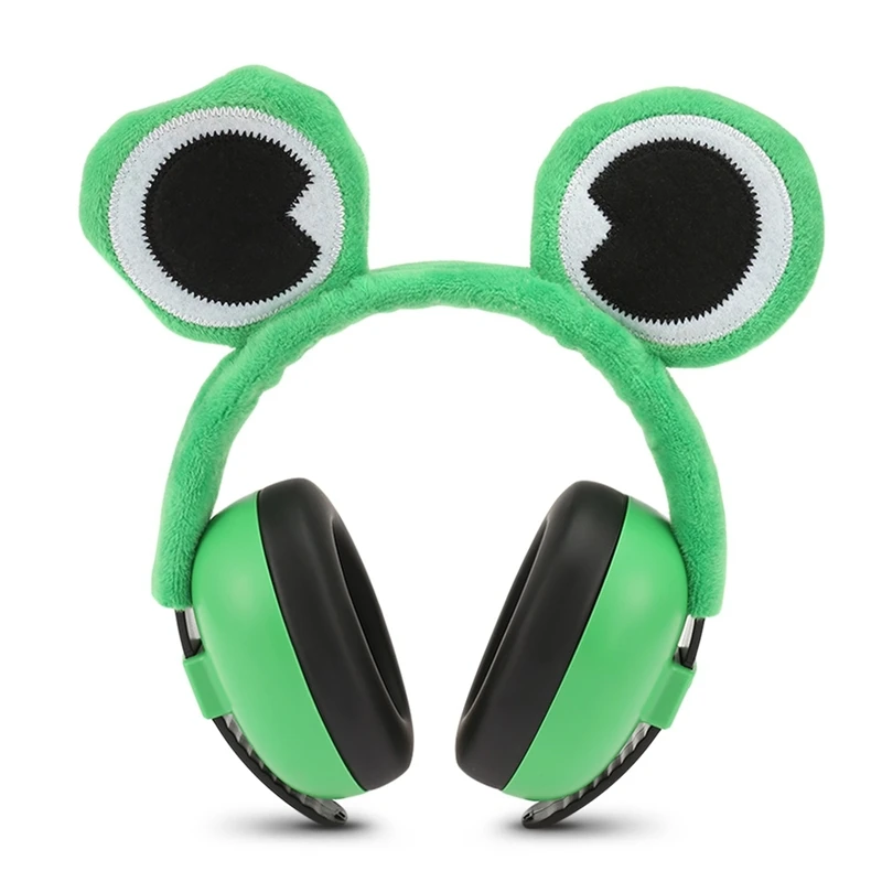 Детские наушники с шумоподавлением для детей, детские звуконепроницаемые уши, Детские противошумные наушники, гарнитура, защитные наушники для защиты слуха - Цвет: Green