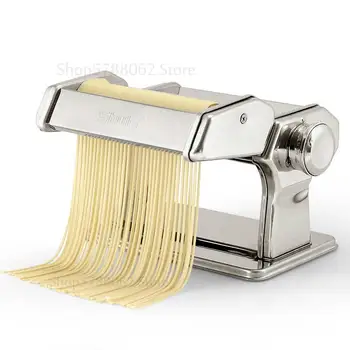 

Portable Manually Noodle Maker 2 Balde 7 Gear Pasta Making Mechine Cutter Kitchen Tools Stainless Steel 2 Colors