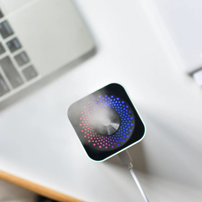 Мини-увлажнитель воздуха, usb зарядка, спин, обесцвечивание, светодиодный Ночной светильник, ароматерапия, эфирные масла, арома-диффузор для дома, автомобиля, офиса