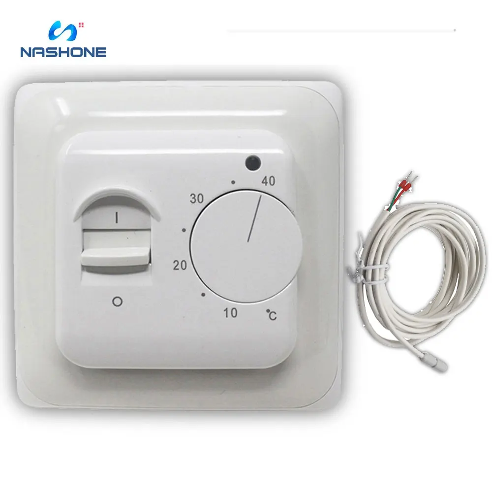 Nashone-termostato eléctrico para suelo cálido, instrumento controlador de temperatura para habitación, 220V, 16A