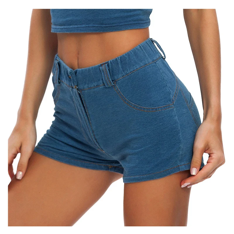 Elastic Tight Sports Shorts Women 