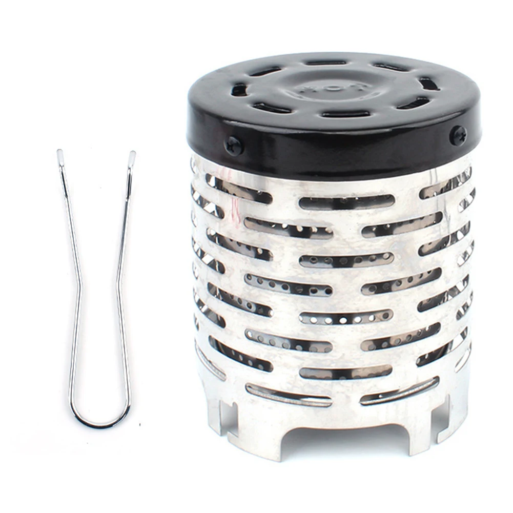 

Autumn Winter Mini Tent Outdoor Camping Stove Heating Stainless Steel Warmer Burner Portable