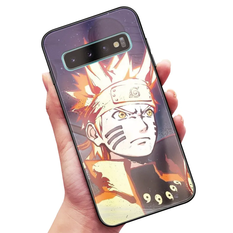 Наруто Uzumaki Hyuga Hinata закаленное стекло Coque чехол для телефона крышка оболочка для samsung Galaxy S8 S9 S10e S10 Note 8 9 10 Plus - Цвет: NUA 6