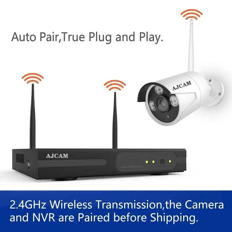 Security Camera System Wireless, 8CH 1080P H.265 PRO Wireless CCTV Camera System HD Security Cameras, P2P WiFi Security Camera