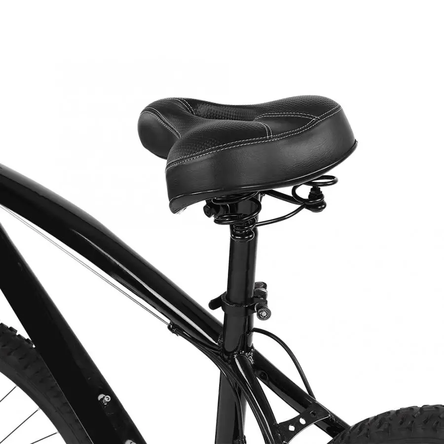 Bicycle Saddle Wide Big Bike Silicone Cushion Extra Comfort Sporty Soft Pad Saddle Seat Bicycle Saddle Wide Big Bike Silicone Cushion Extra Comfort Sporty Soft Pad Saddle Seat