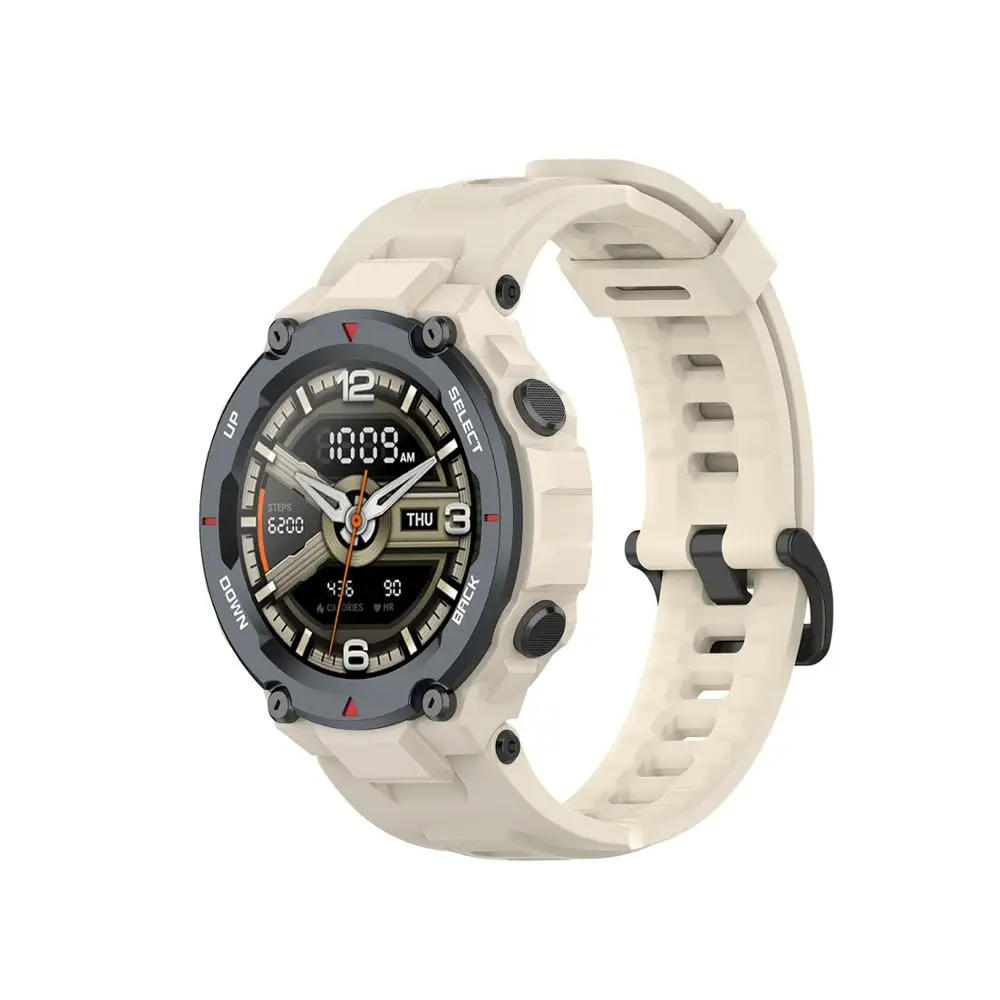Correa De Reputo Para Reloj Huami Amazfit T Rex 2, Correa Ajustable, Suave Y Lavable