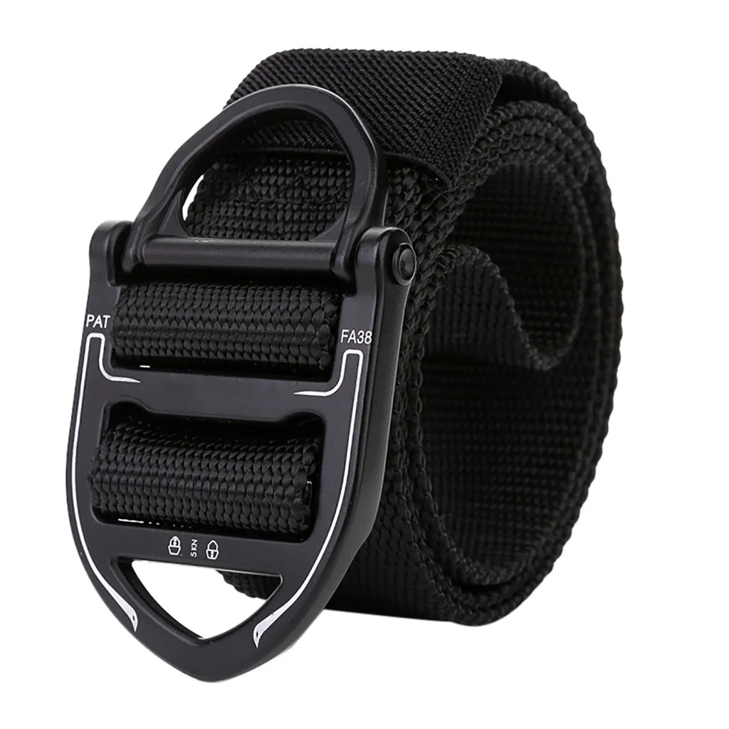 Мужской ремень из парусины cinturones para hombre, модный однотонный тактический военный холщовый ремень, военный мужской ремень для тренировок на открытом воздухе