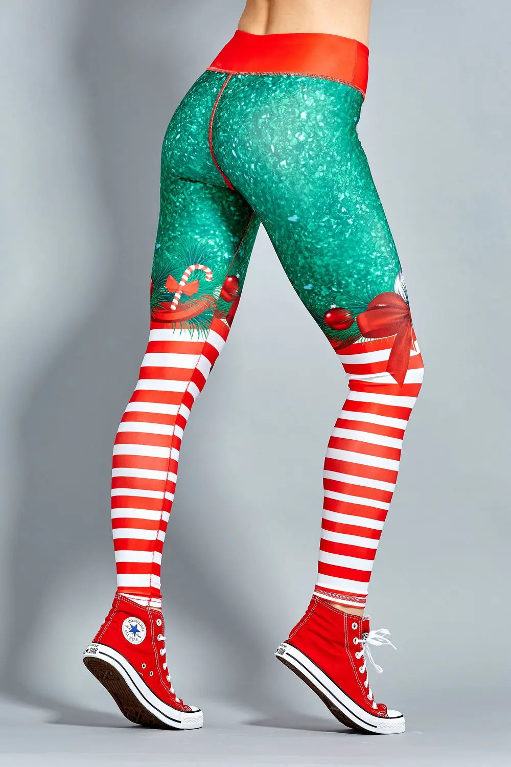 Pantalones de Navidad para Mujer señora Повседневное elasticidad; обтягивающие леггинсы Mujer Альта cintura entrenamiento estampado pantalones