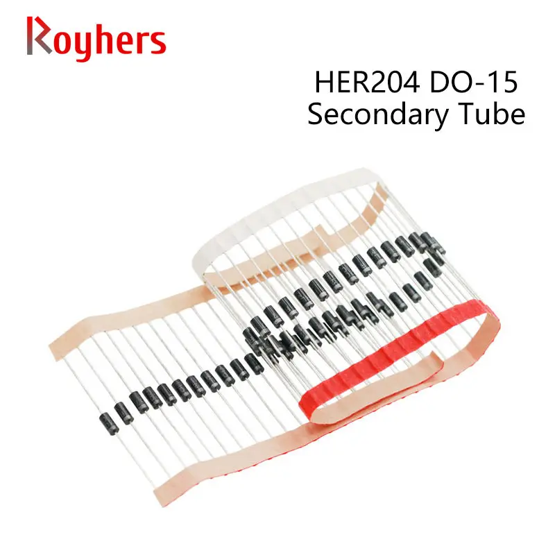 20Pcs 빠른 복구 정류기 다이오드 DO 15 HER208 HER204 HER207 HER203 HER202 HER205 전자 ...