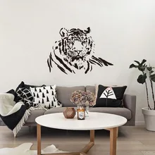 Aw5017 экологически чистые стиль Тигр животных съемные наклейки на стену мальчик спальня съемные декоративные наклейки графический