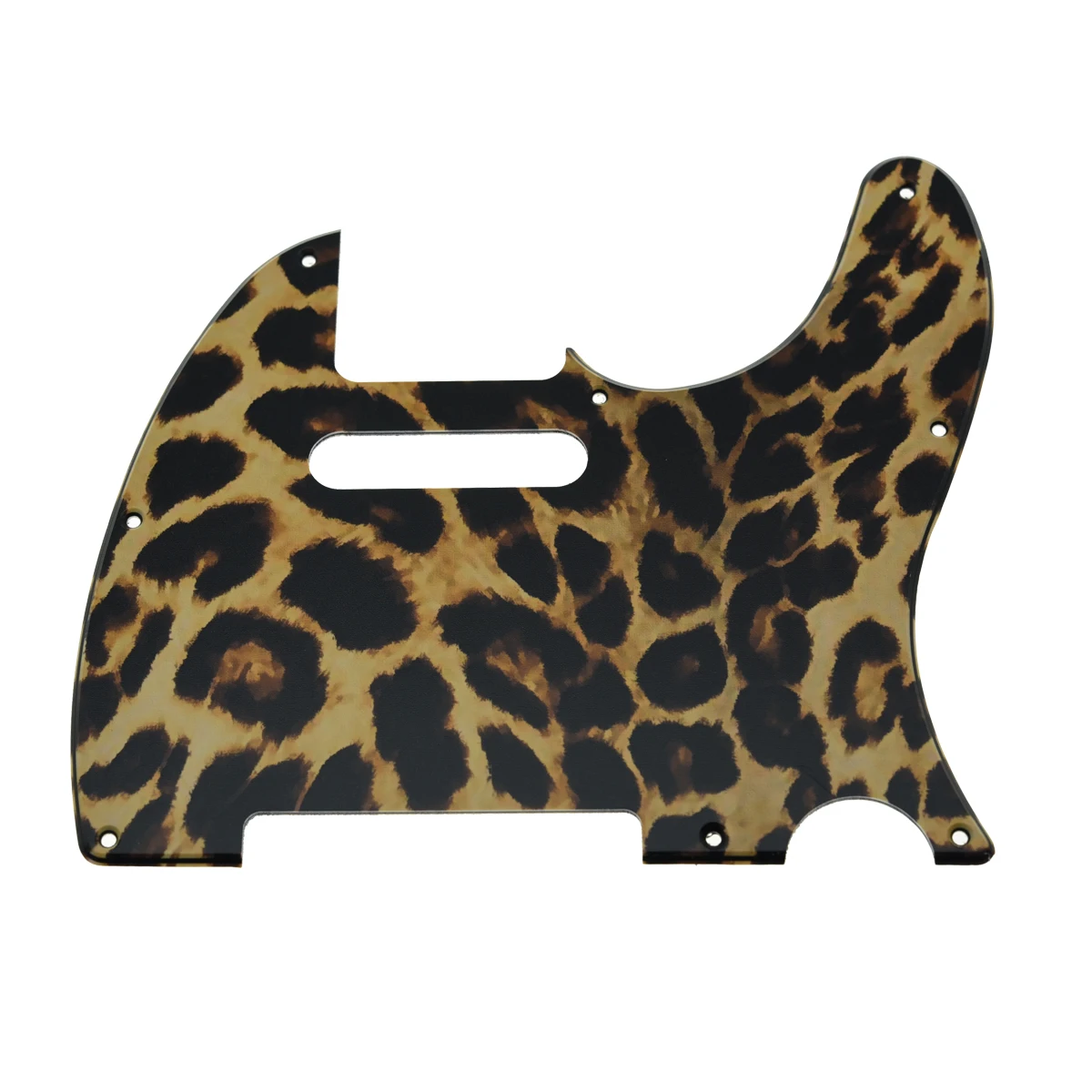 Ohello-Plaque de protection en plastique imprimée en 3D TLcaster 514, protection à 8 trous, motif léopard, pics avec vis, convient pour Fender Tele