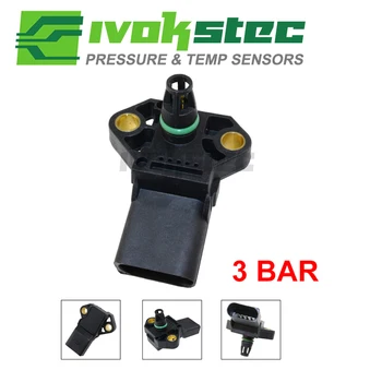 

Intake Boost Pressure MAP sensor For A3 VW Jetta Sportwagen Golf R32 Rabbit GTI 2.0 TDI 03G906051F 0281002838 03G 906 051 F