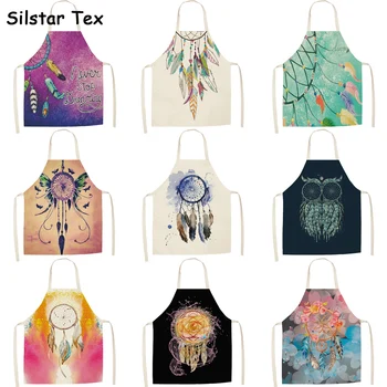 

Silstar Tex Dreamcatcher Kitchen Apron For Woman Kids Aprons Fashion Adults Home Garden Kitchen Accessories Coffee Shop