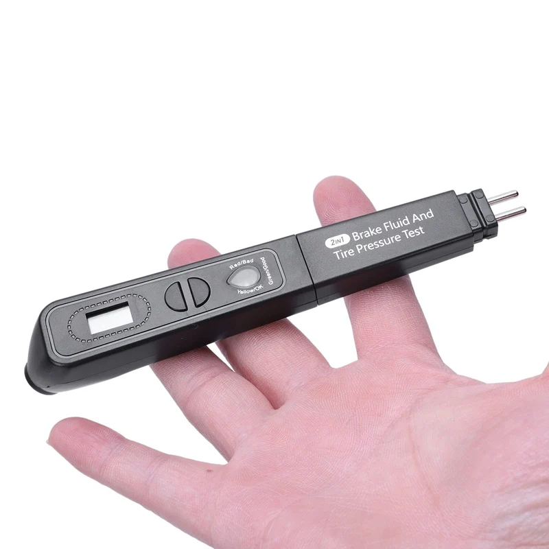 Тестер тормозной жидкости Tpms Тестер давления в шинах ручка 2 в 1 Цифровой Тестер автомобильный Автомобильный диагностический инструмент