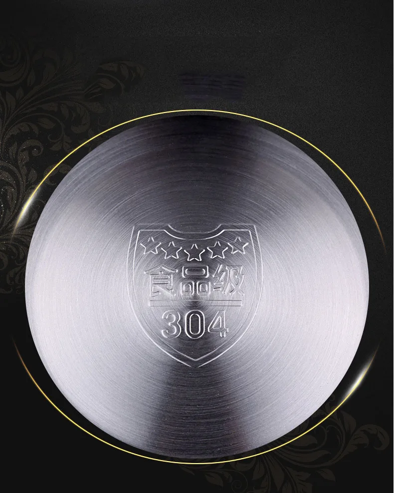 Tureens из нержавеющей стали приправа чаша приправа цилиндр утолщенная раковина круглая миска для супа и бассейна кухонный взбиватель яиц поставки