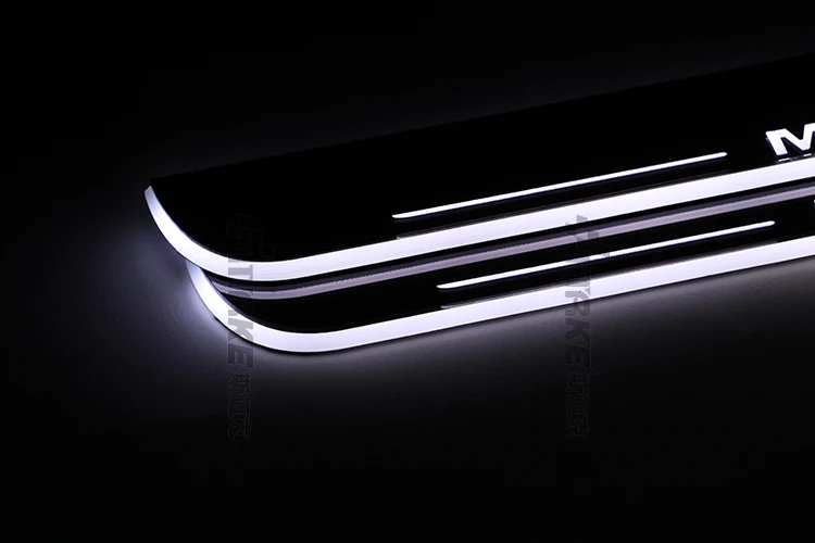 Отличный 2шт автомобильный стиль Led движущиеся двери потертости, педаль автомобиля, Накладка на порог подсветка для ступеней для chevrolet malibu 2012