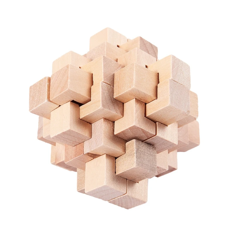 WoodPuzzle Brain Teaser Toy Games for Adults / Kids