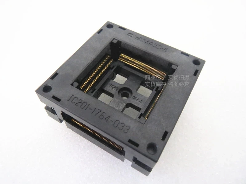 

Original YAMAICHI IC Test Seat LQFP176 IC201-1764-033 Burning Programmer QFP176 Socket Adapter