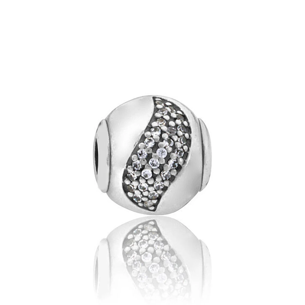 Authentic 925 Sterling Silver Bead Happiness Charm Fit Fashion Women Pandora Essence Bracelet Bangle Gift DIY Jewelry | Украшения и