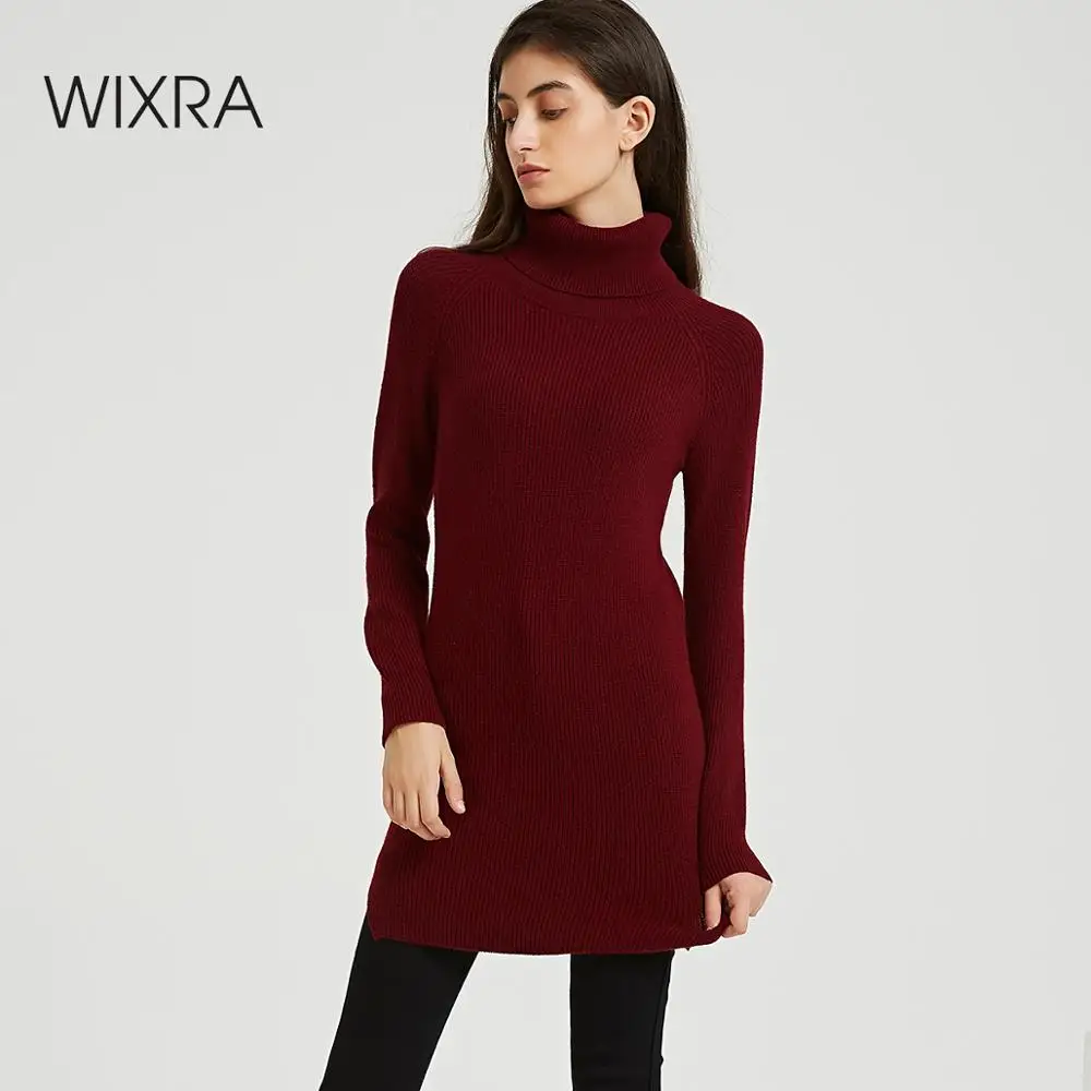 Wixra Женские повседневные сексуальное обтягивающее водолазка дресс-код