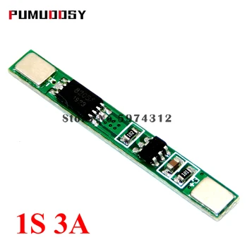 

50pcs/lot 1S 3.7V 3A li-ion BMS PCM battery protection board pcm for 18650 lithium ion li battery