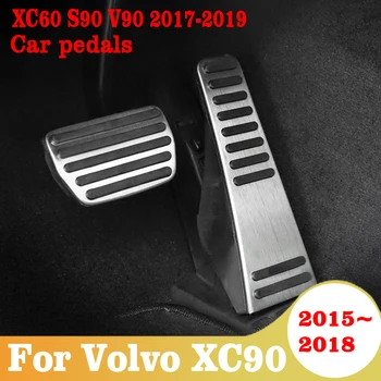 

For Volvo XC90 2015-2018 XC60 S90 V90 2017 2018 2019 Car Accelerator Footrest Pedal Brake Clutch Pad Accessories