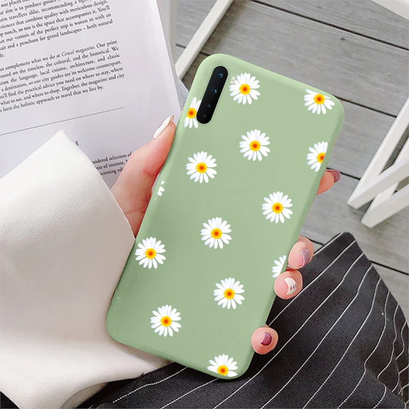 flip cover For OnePlus Nord Case 6.44" Phone Cover Soft Silicone Cases For One Plus Nord OnePlusNord 1+Nord Flower Protective Fundas Cover iphone waterproof bag Cases & Covers