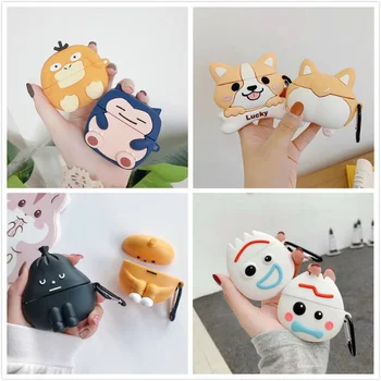 

Earphone Case For Airpods Pro Case Silicone Cartoon Cute Dog Stitch Cover For Apple Air pods Pro 3 Earpods Earbuds Accessories
