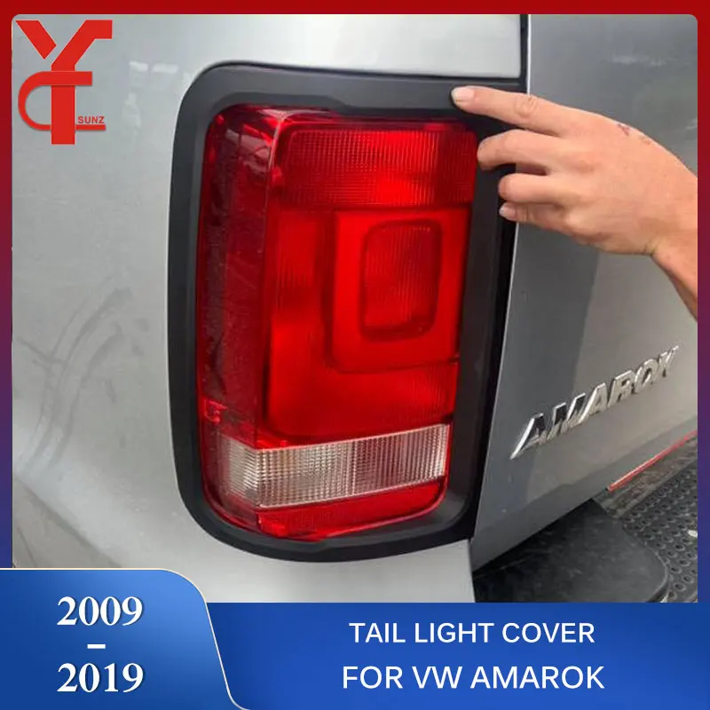 ABS Tail Lights Cover Rear Lamp Accessories For Vw Amarok 2009 2010 2011 2012 2013 2014 2015 2016 2017 2018 2019