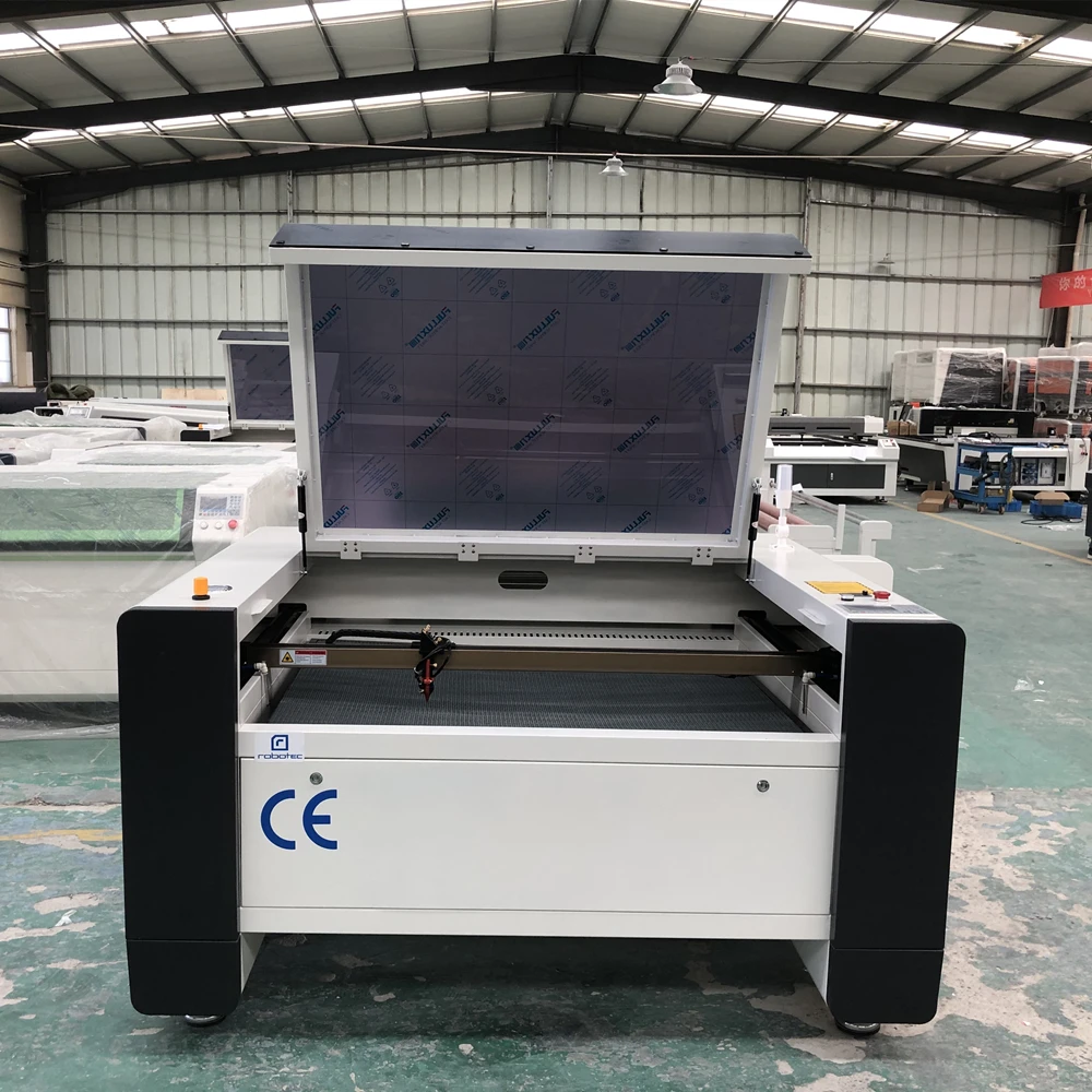 

1390I ROBOTEC Лазерная режущая машина для дерева, лазерный резак, ленточная передача, акриловая защита, лазерный гравер