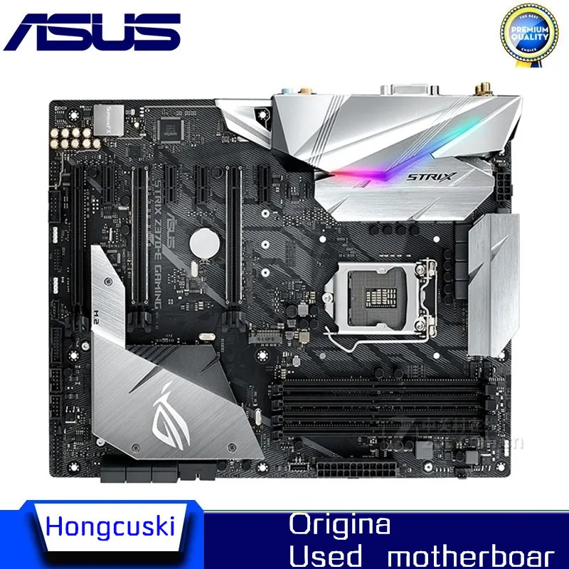 Utilizzato Per Asus Rog Strix Z370-E Gaming Presa Scheda Madre Originale Lga1151 Ddr4 Z370 Scheda Madre Desktop