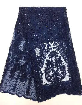 

New arrivals African sequined lace fabric 2020 high-quality lace Nigeria French mesh lace fabric FZ918