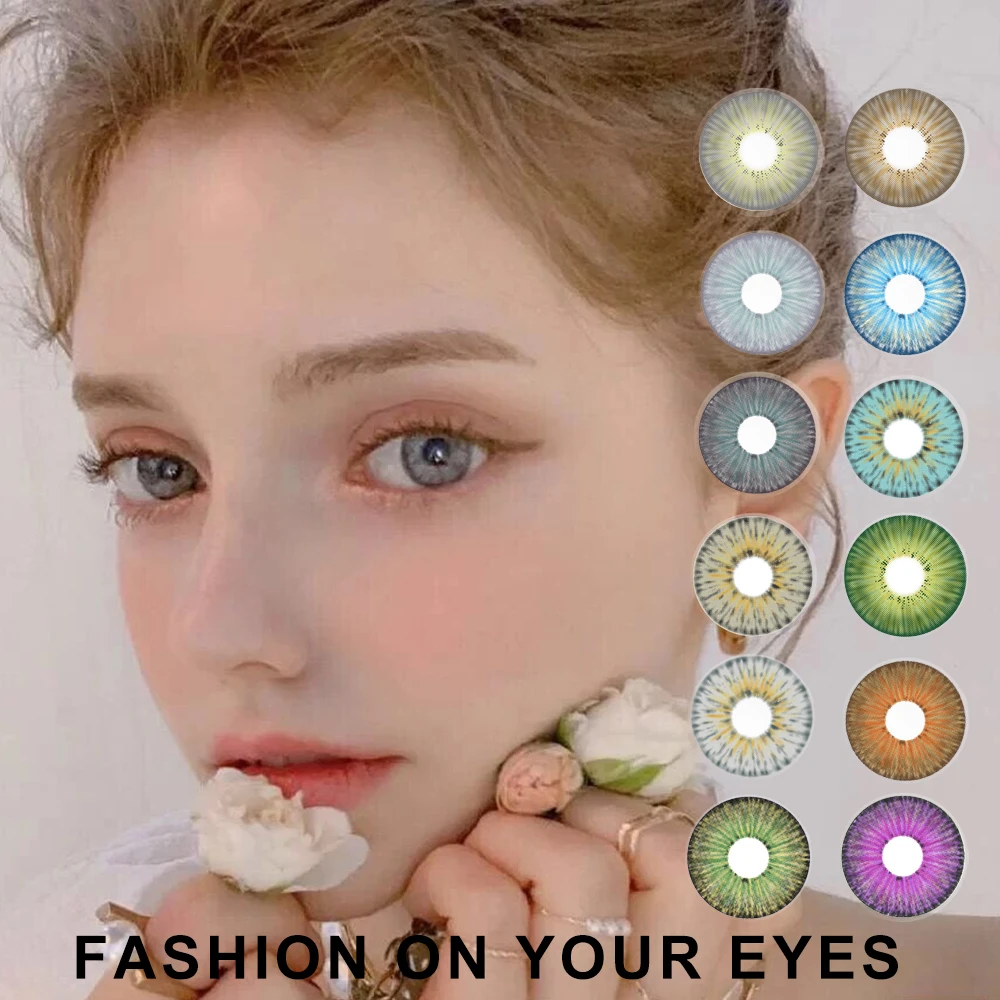

Colored Contact Lens Yearly Eye Contacts 5Tone Contact Lenses For Eye NEWYORKPRO Series Hotsales Contact Lense Amazying New Look