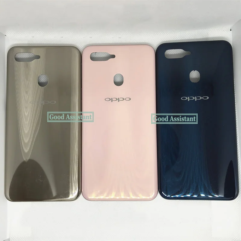 Зеленый/золотой/розовый 6,2 дюйма для Oppo A7 AX7 задняя крышка батарейного отсека дверной Корпус чехол Запчасти для заднего стекла