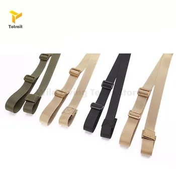 

Outdoor Multi-function Adjustable Two Point Tactical Rifle Sling Strap Airsoft Mount Bungee Camera Safety Rope System Kit