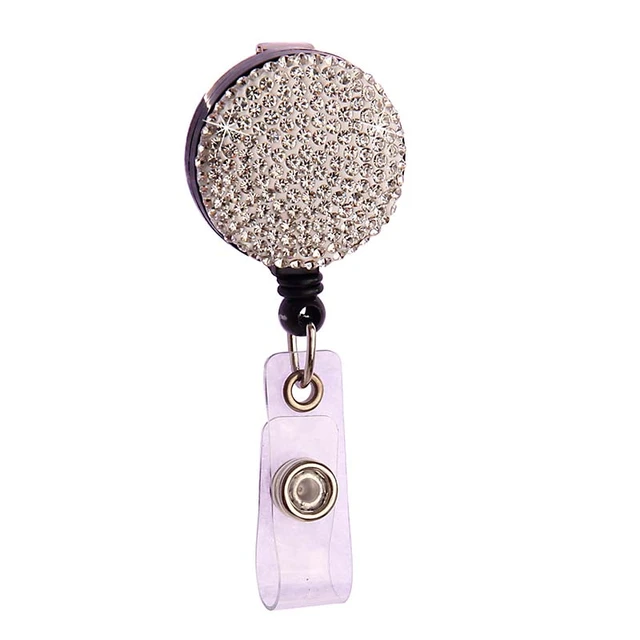 Staples Id Badgediamond-shaped Retractable Badge Reel - Zinc