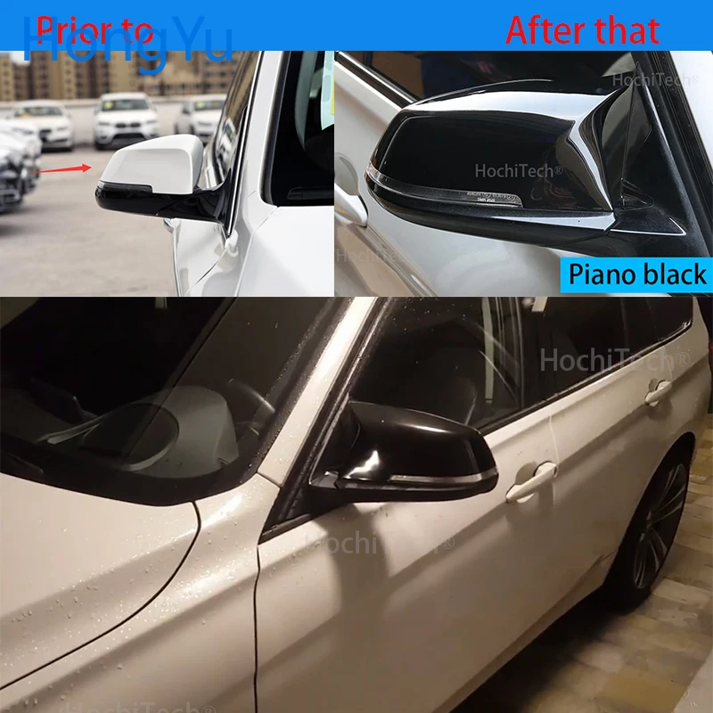 Для BMW 4 серии F32 F33 F36 420i 428i 435i-up крышка зеркала заднего вида M3 M4 такой же высококачественный яркий черный зеркальный чехол