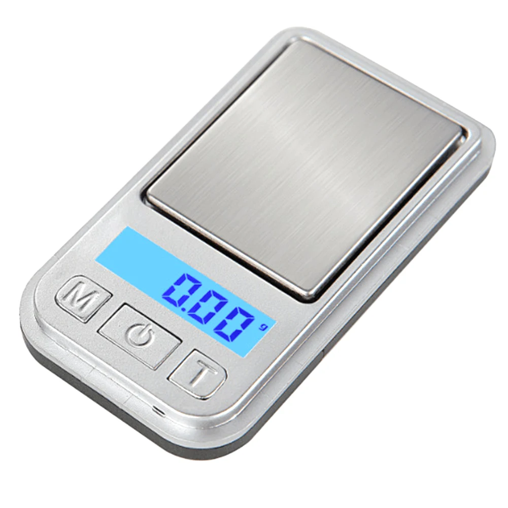 Electronic Scale LCD Display Multi-functional Handheld ABS Pocket Jewelry Portable Digital Kitchen Backlight Mini Ultrathin