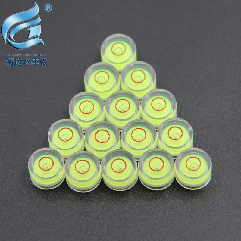 

(100 Pieces/Lot) 12 * 7.5mm bubble level high precision level round level bubble