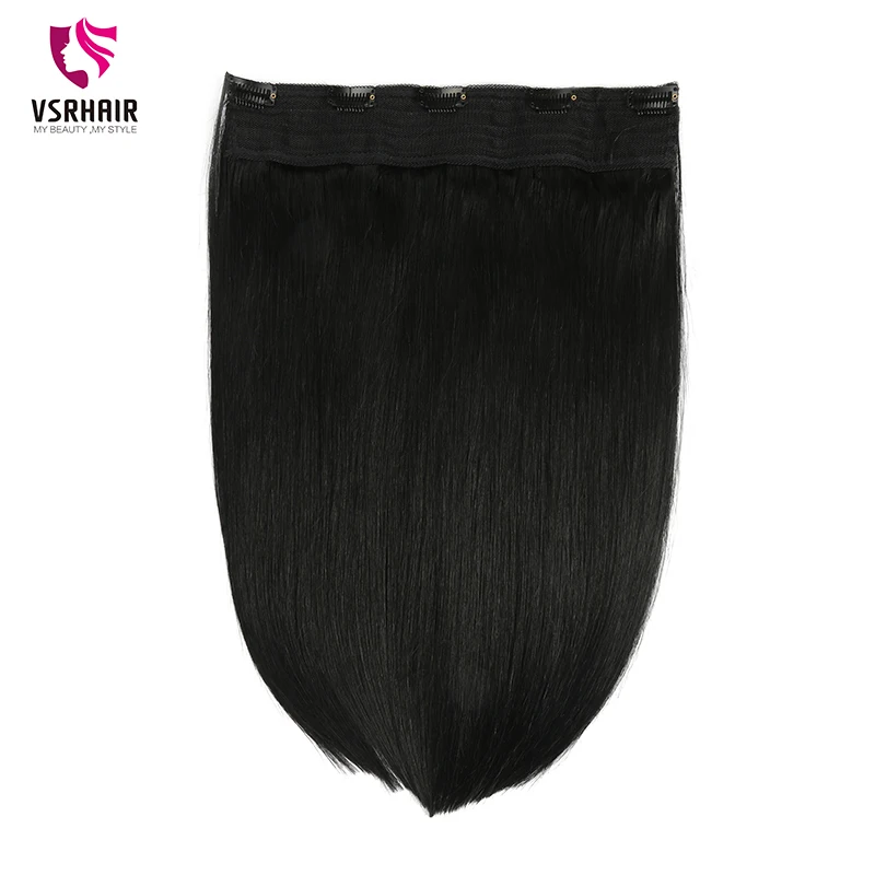 

VSR 200g 24inch Clip Human Hair Easy Do Clip ins Quality Hair Ends Machine Remy Hair Style 24inch Halo Hair Extension