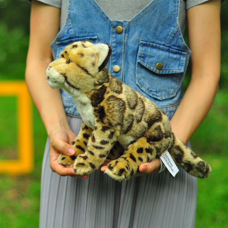 National Geographic Clouded leopard kawaii мягкие плюшевые животные игрушки для мальчиков и девочек
