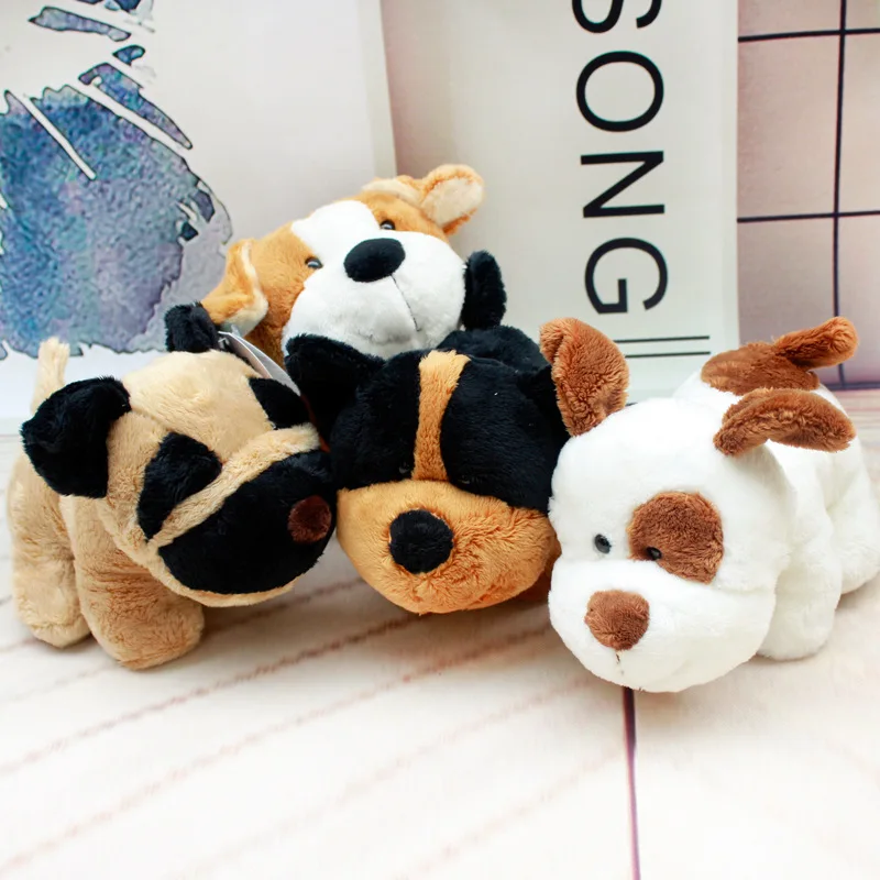 

new 20cm simulation dog lying lovely stuffed soft good quality Pillow Soothing doll Home decoration kids Christmas birthday gift